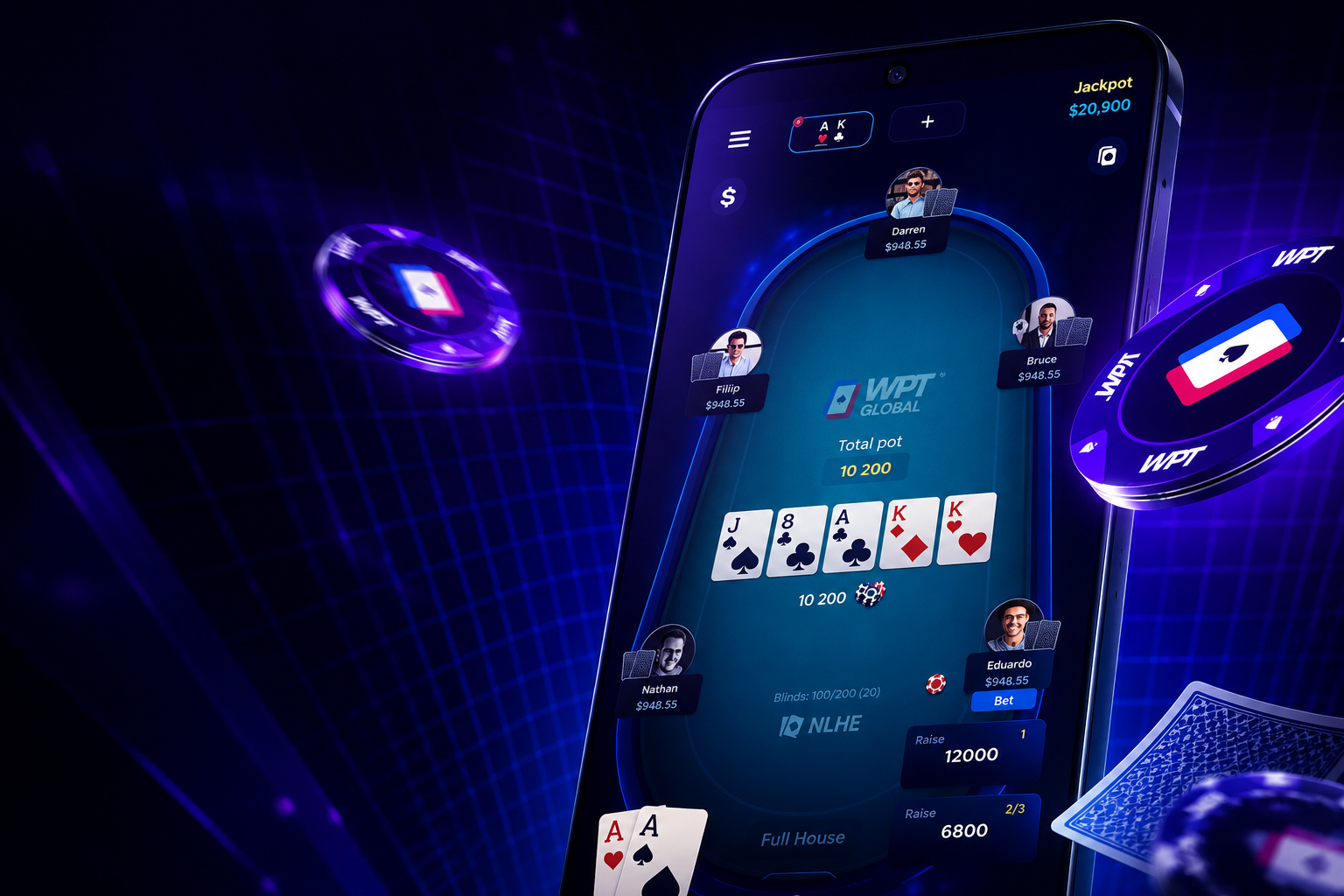 WPT Global 客户端展示