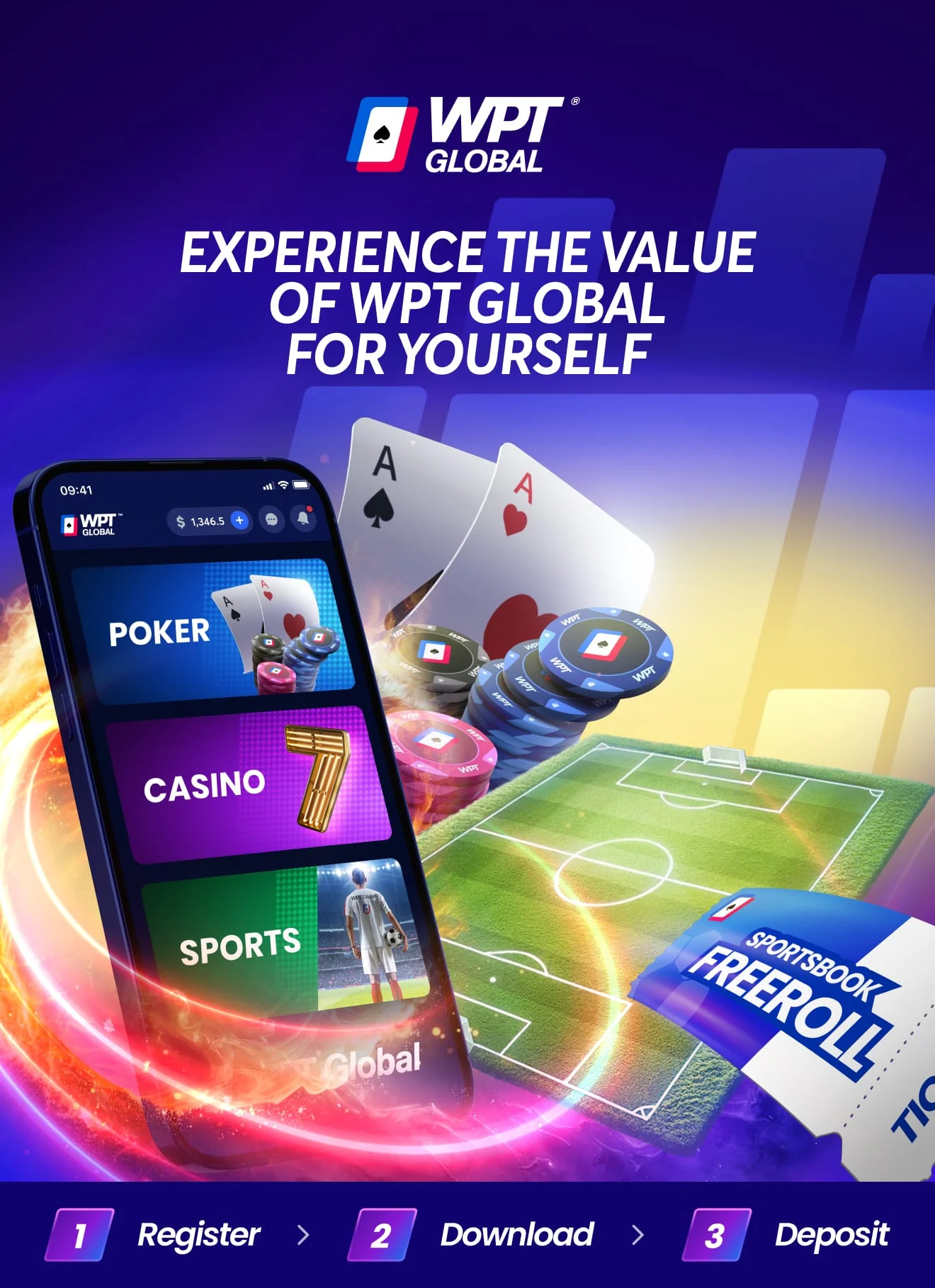 WPT Global 客户端设备展示